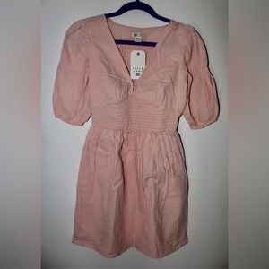 Billabong Spellbound Minidress (XS; Peachy Daze)
